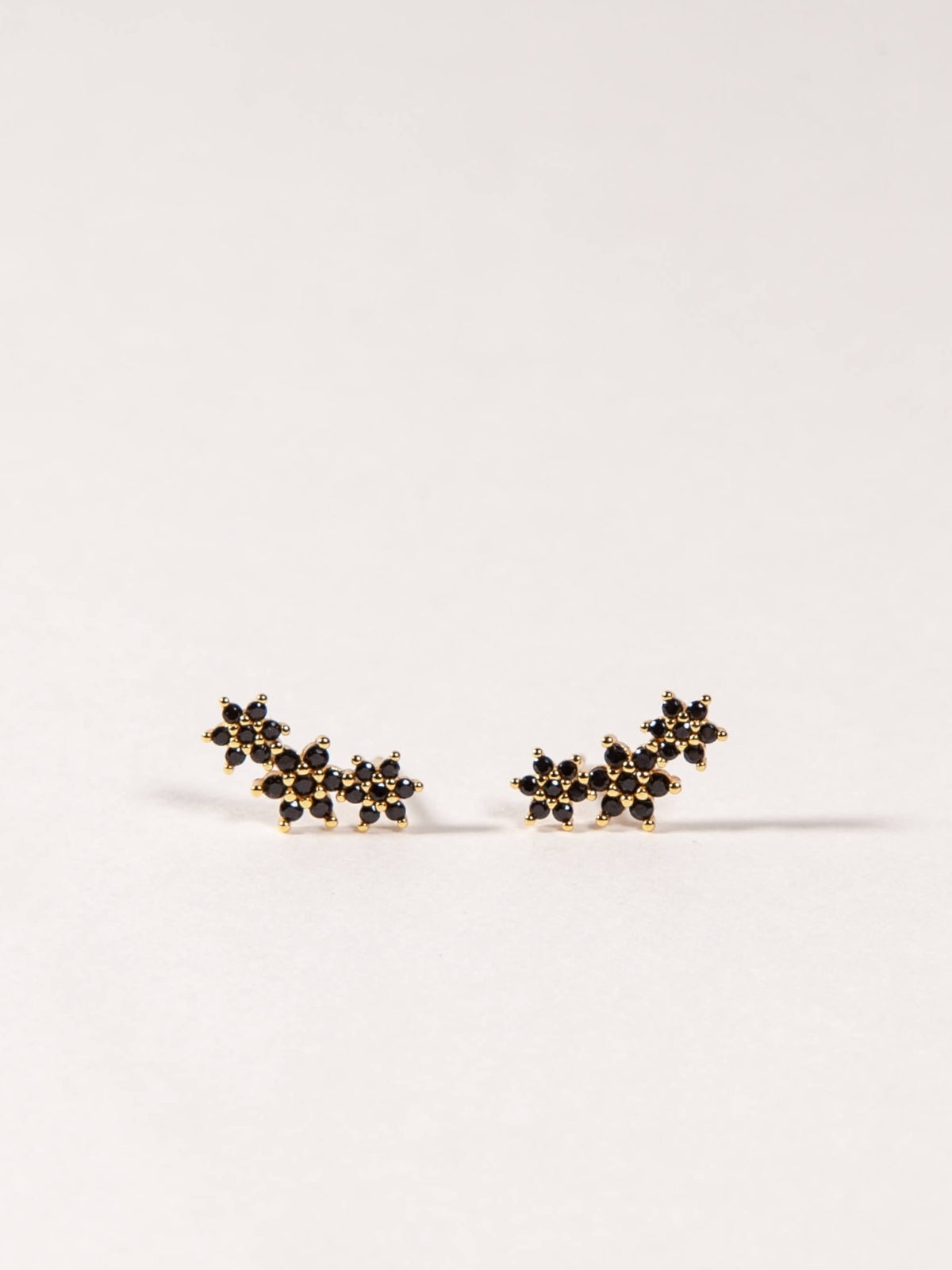 Three Flowers Studs