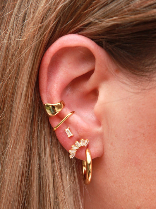 Tiny Dome Ear Cuff