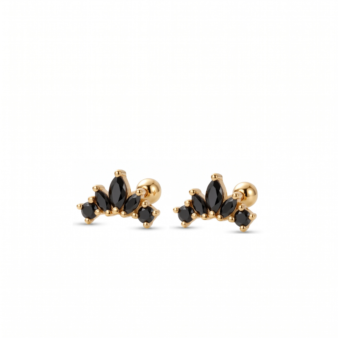 Aurelia Fan Studs