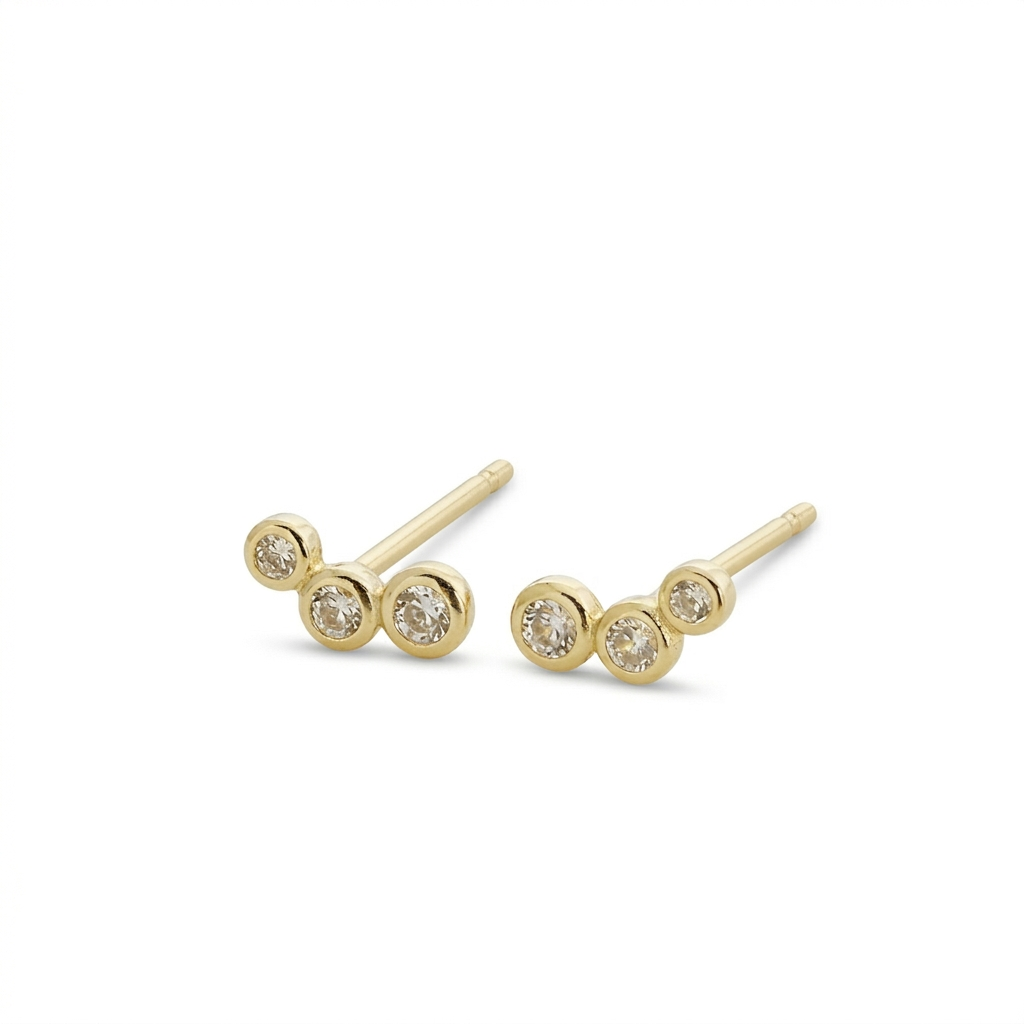 Trio Glow Studs