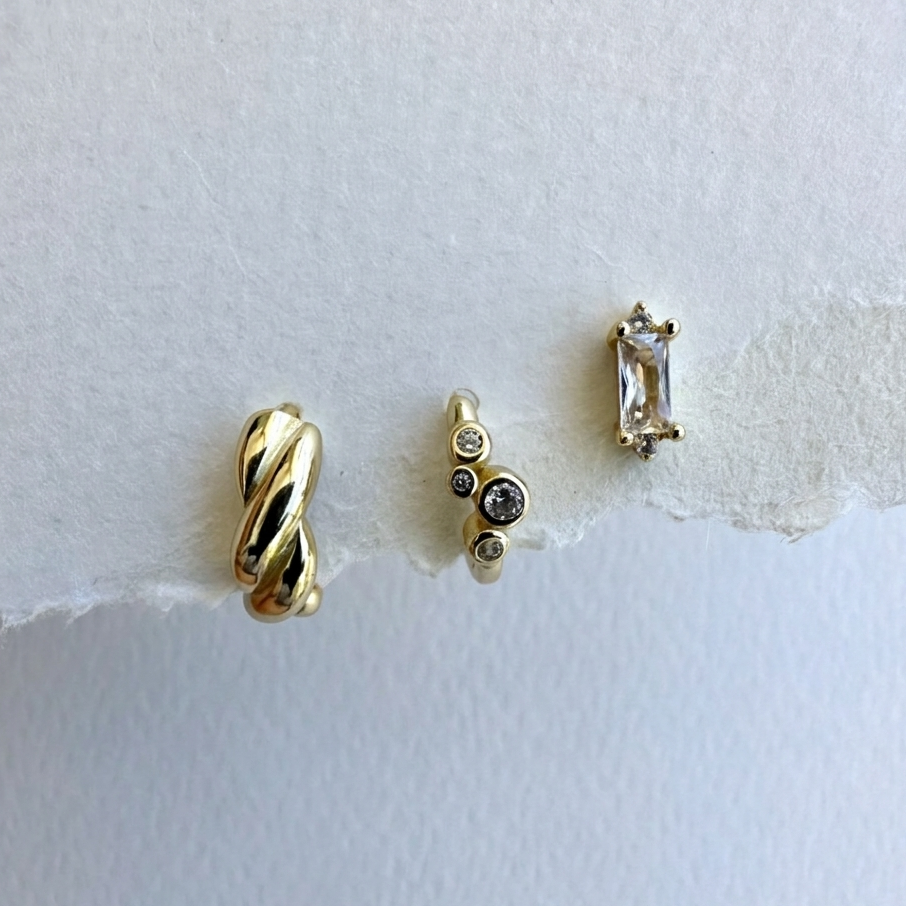Chunky Twist Hoops