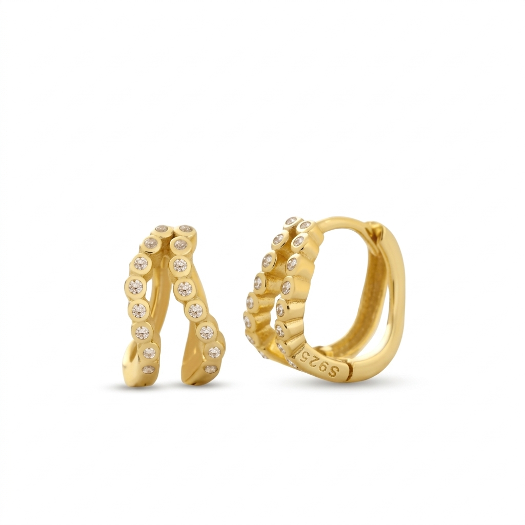 Flow Pavé Hoops