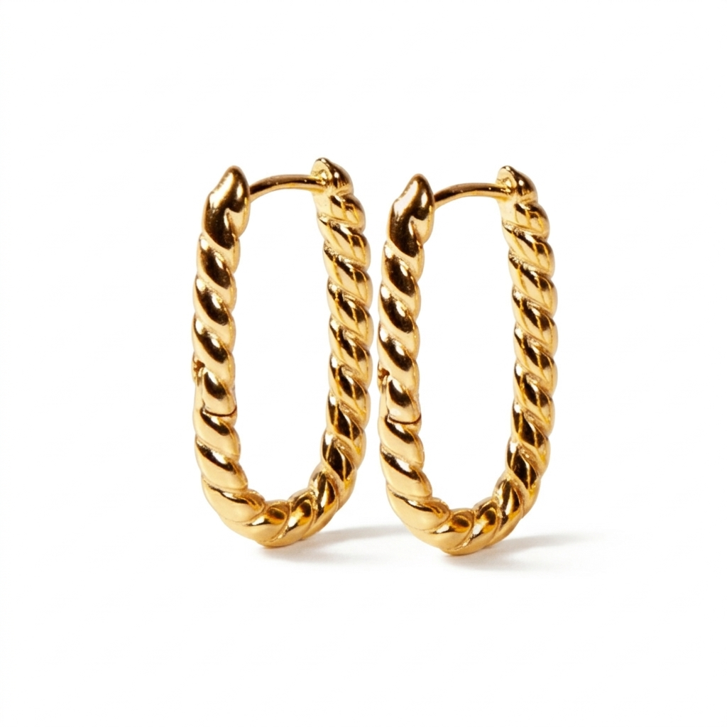 Twisted Rope U Hoops