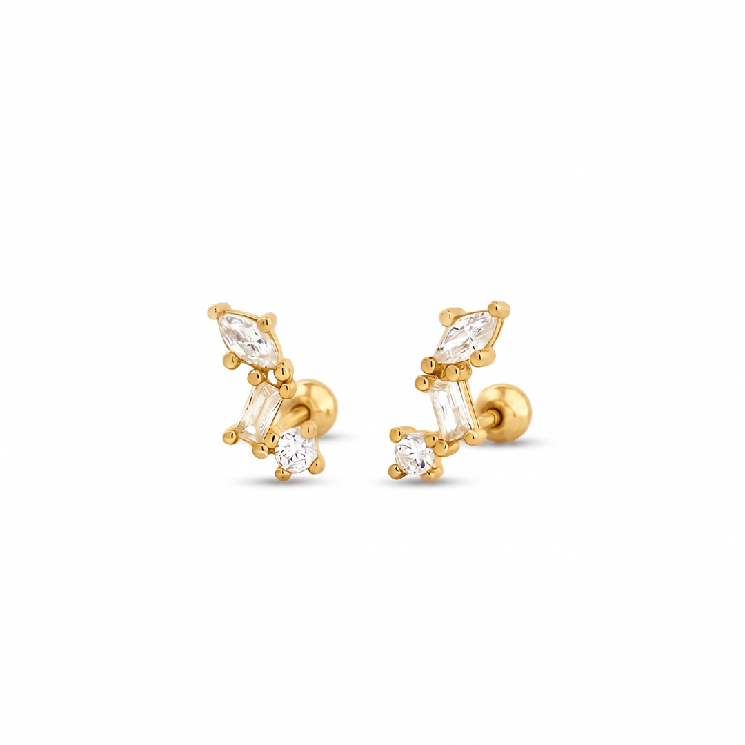 Lumière Trio Studs