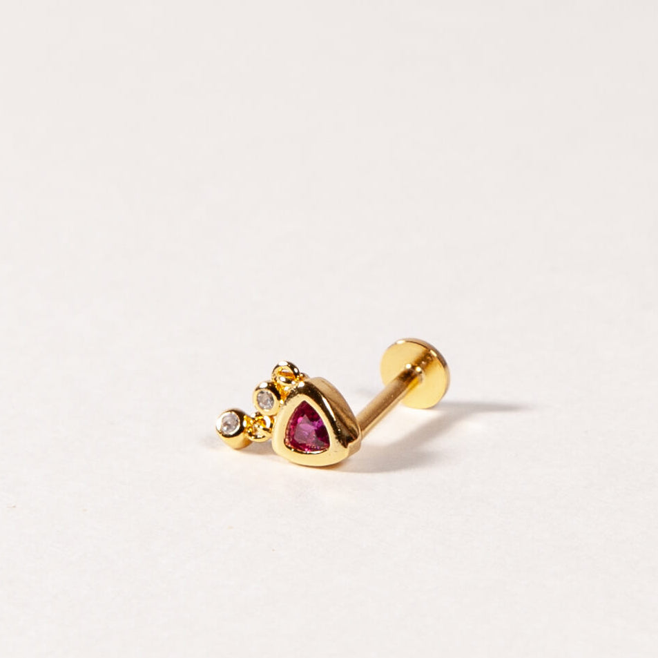 Triangle Dainty Flatback Stud