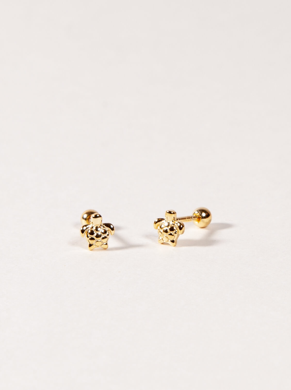 Turtle Studs with Ball Back