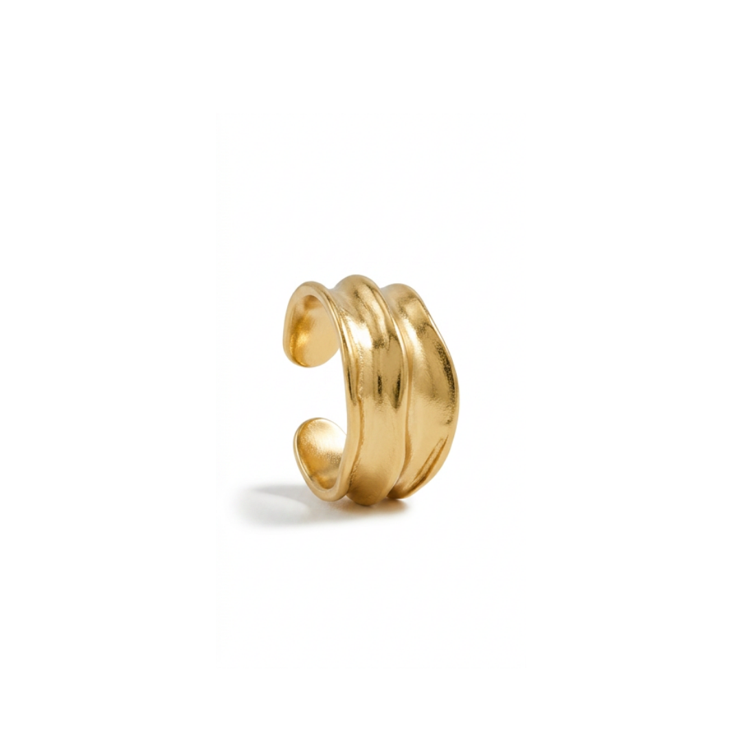 Sculpted Wave Ear Cuff