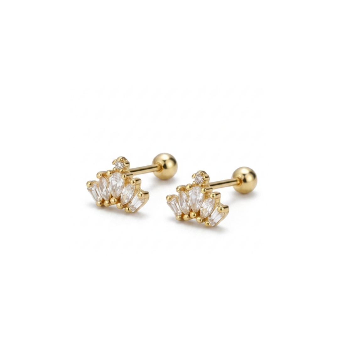 Tiara Studs