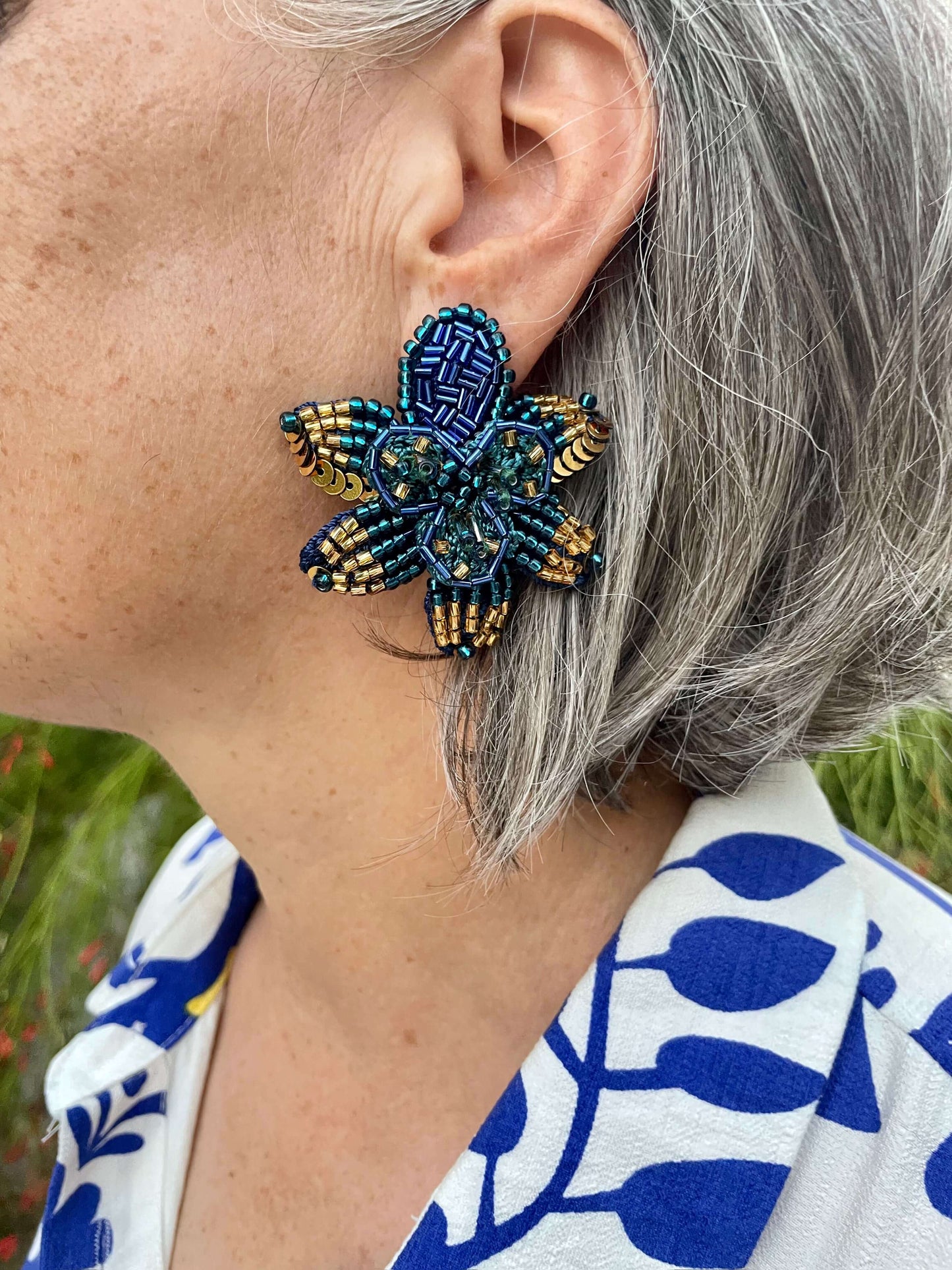 Peacock Earrings