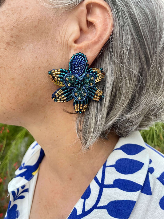 Peacock Earrings