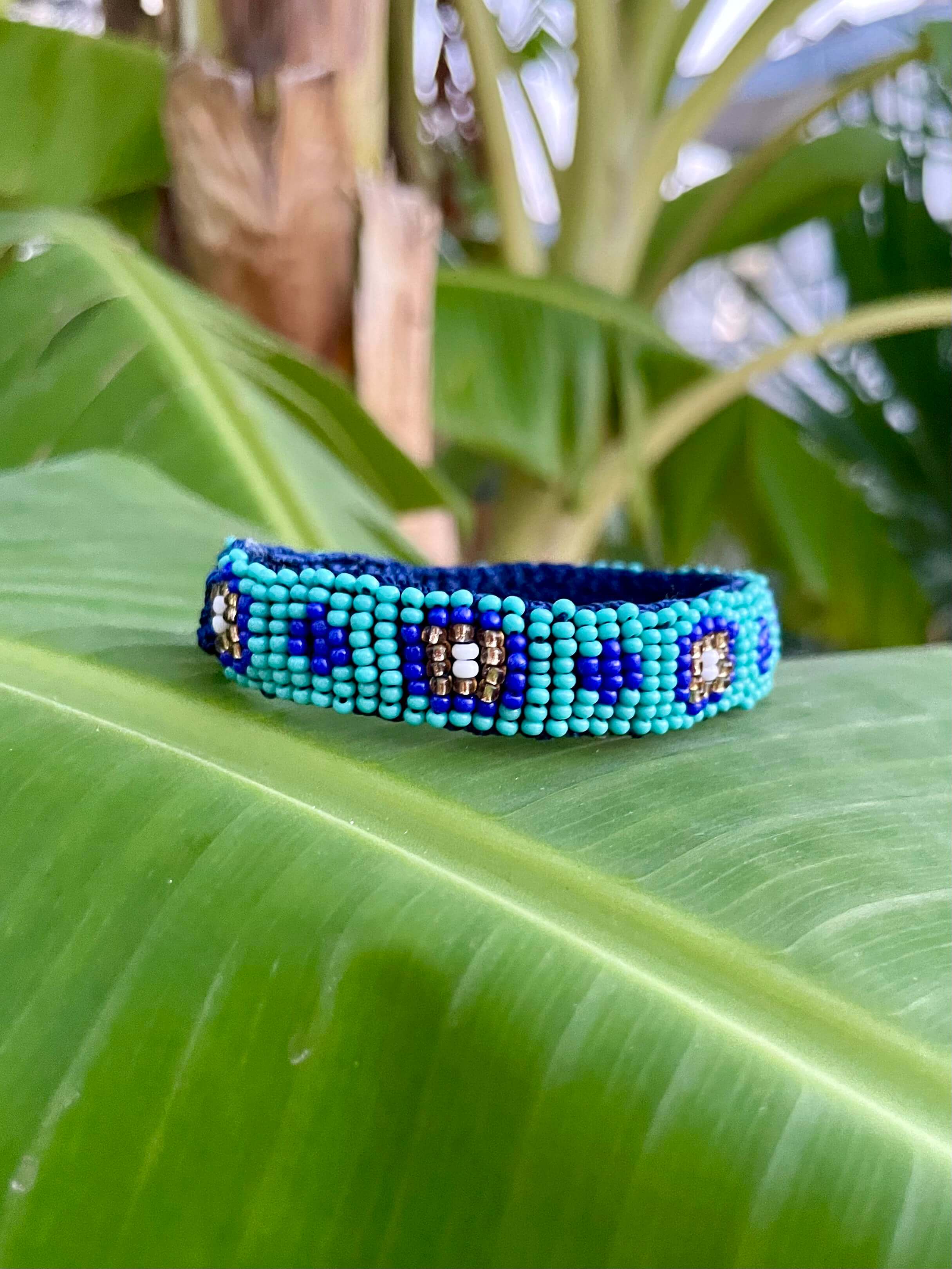 Embroidery Evil Eye Bracelet Handmade