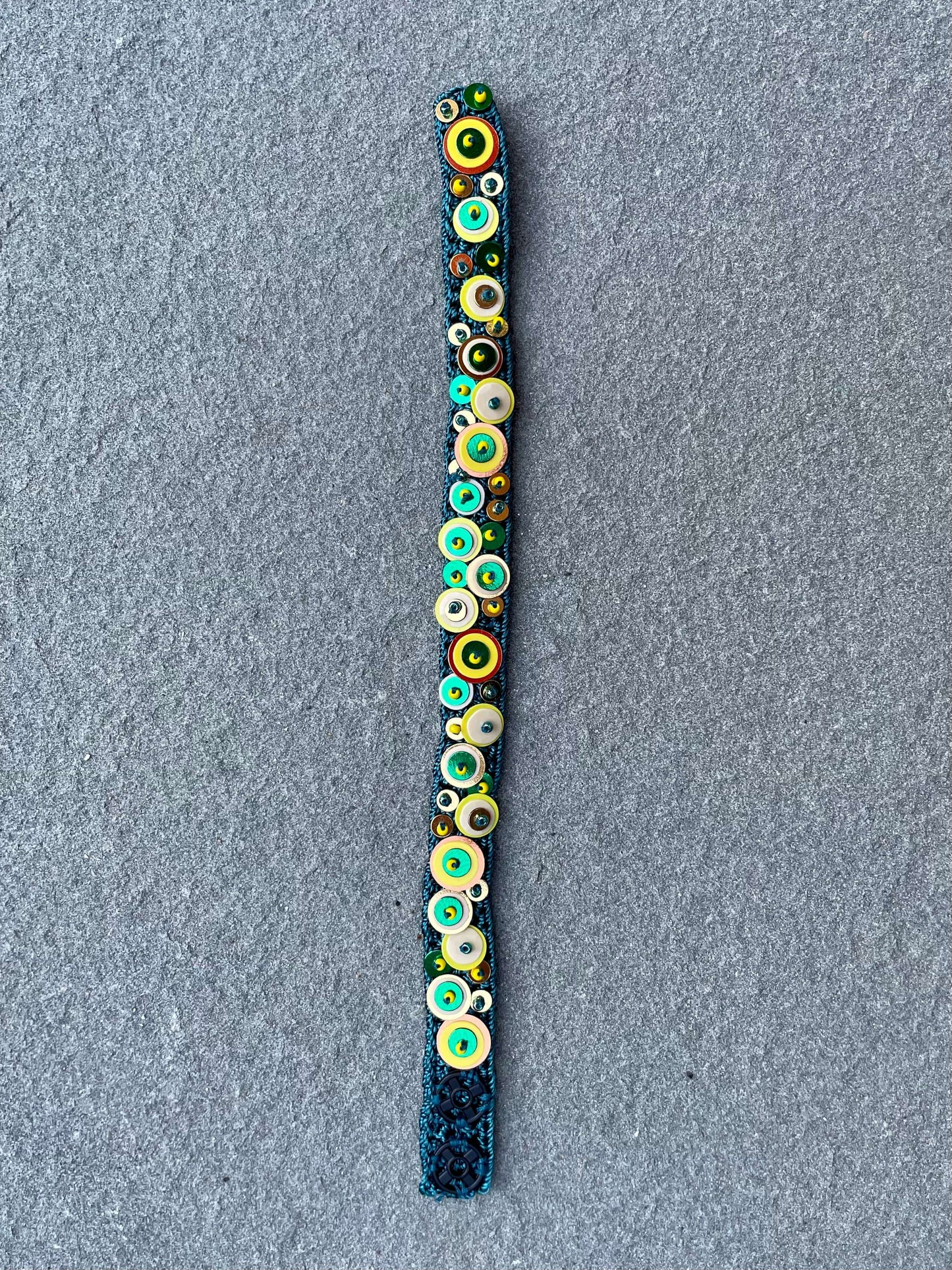 Pera Handmade Bead Embroidery Bracelet by Seyyah