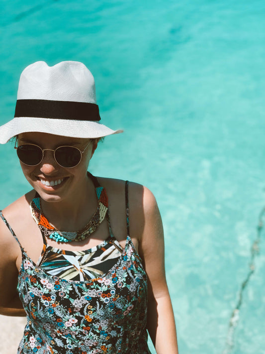 Bead Embroidery Handmade Mujgan Necklace by Seyyah