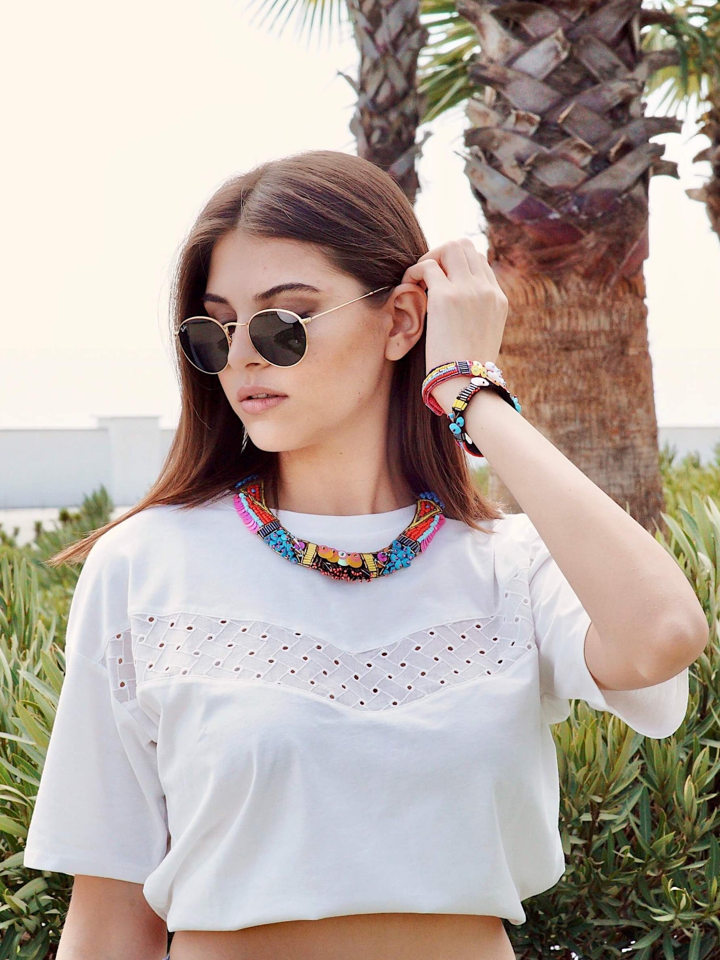 Bead Embroidery Fulya Necklace by Seyyah