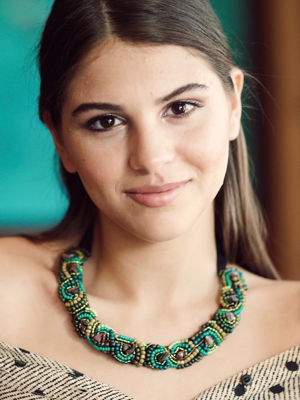 Bead Embroidery Van Gogh Necklace by Seyyah Inspired by "Grove"