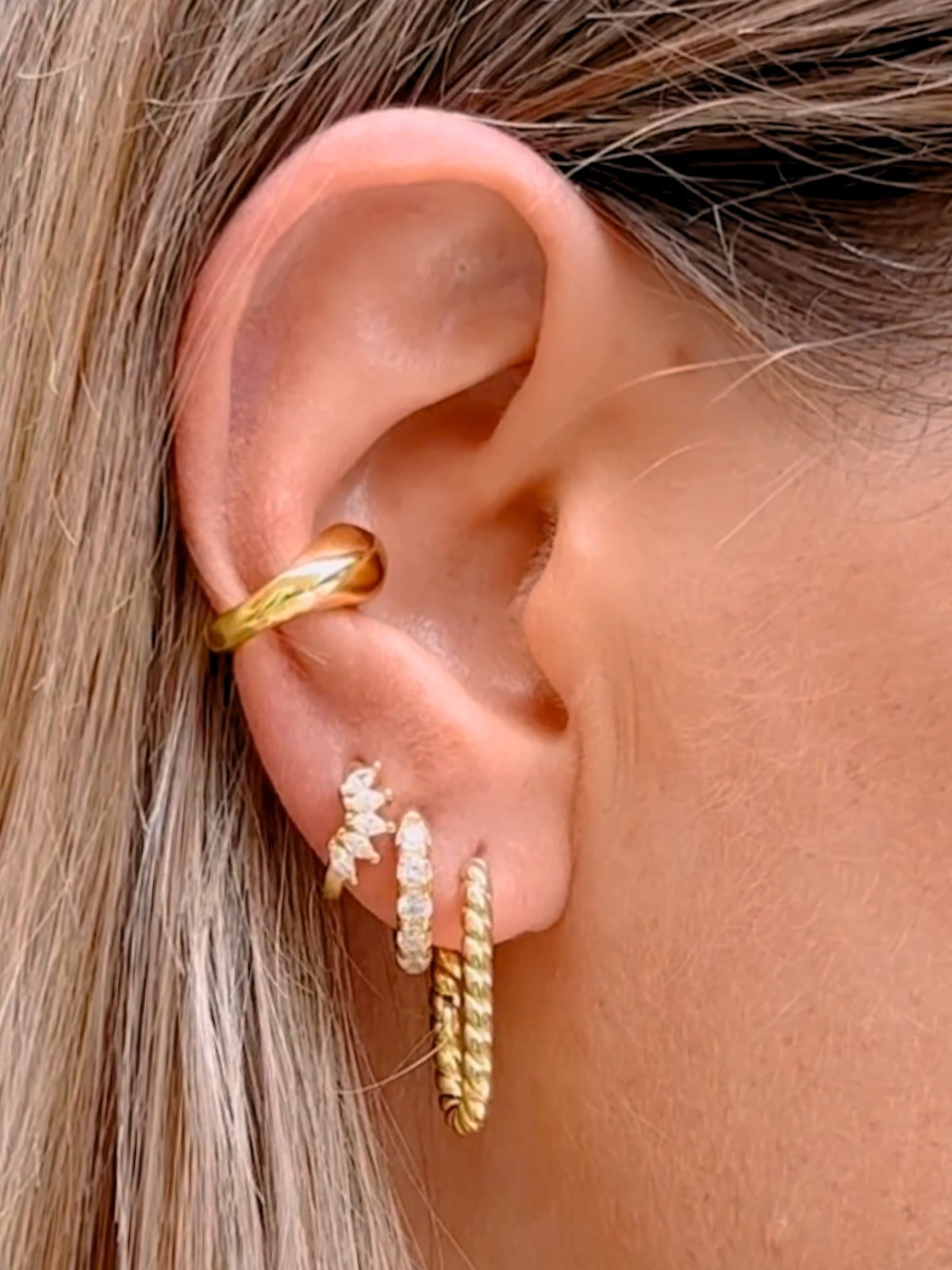 Twisted Rope U Hoops