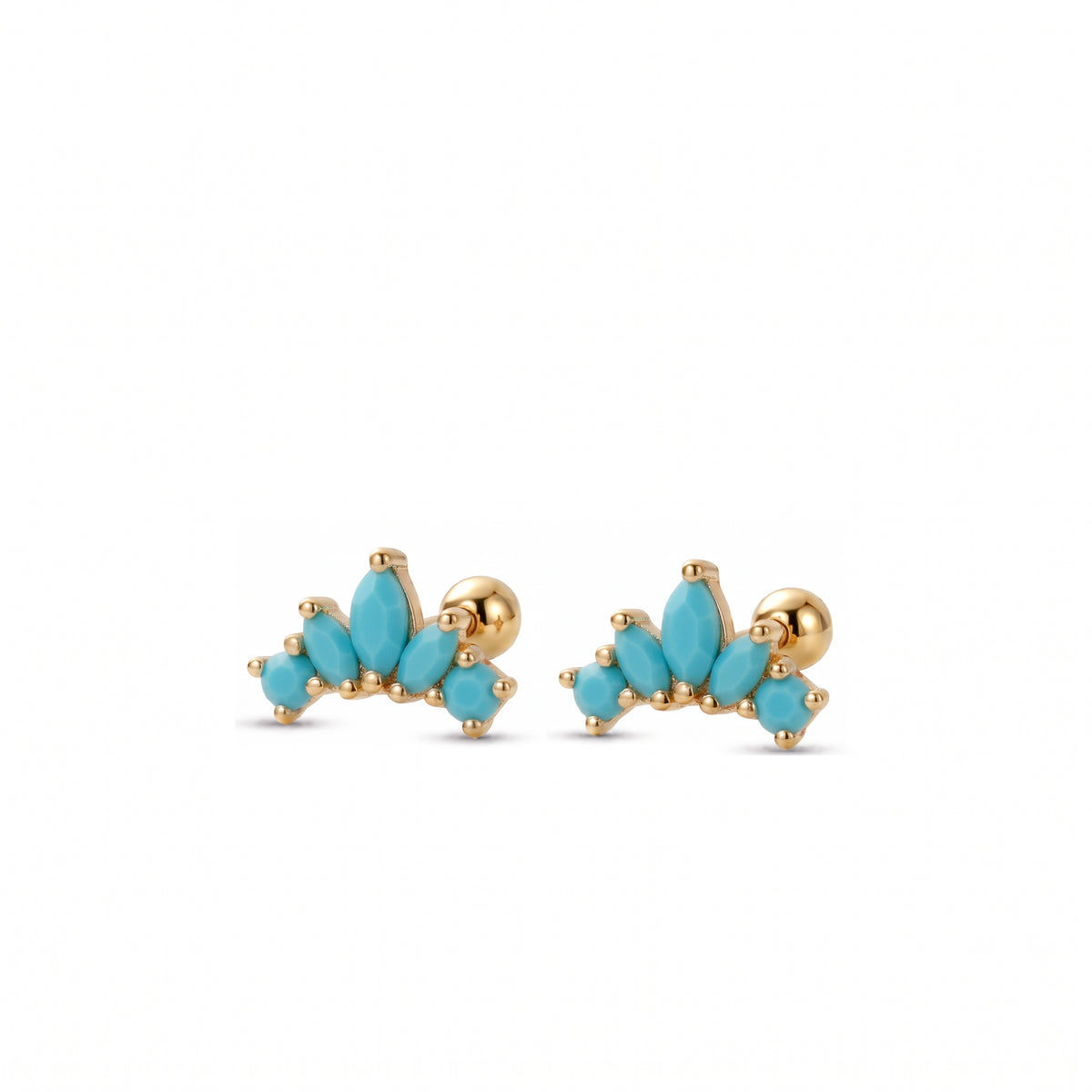 Aurelia Fan Studs