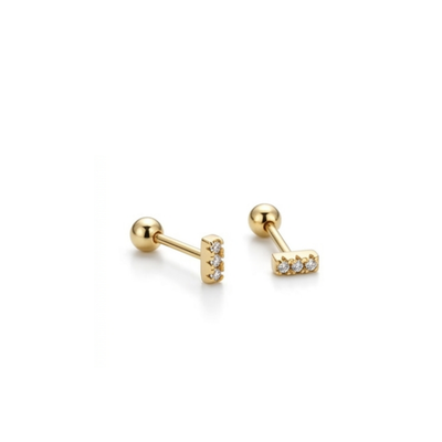 Mini Pave Bar Studs