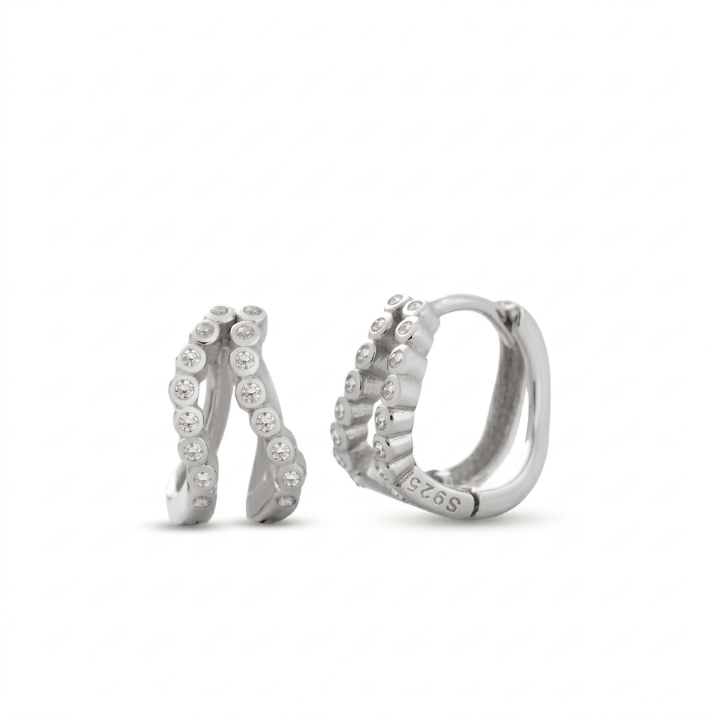 Flow Pavé Hoops