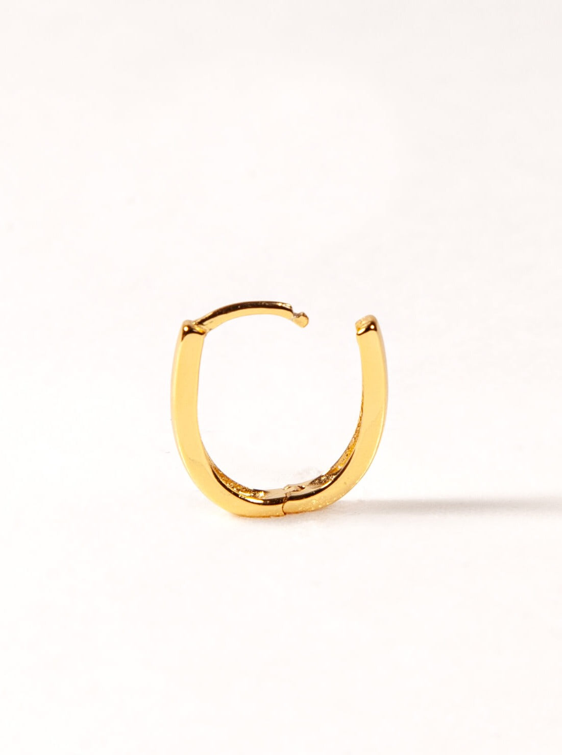 Oval Huggies in 14K Gold over Sterling Silver