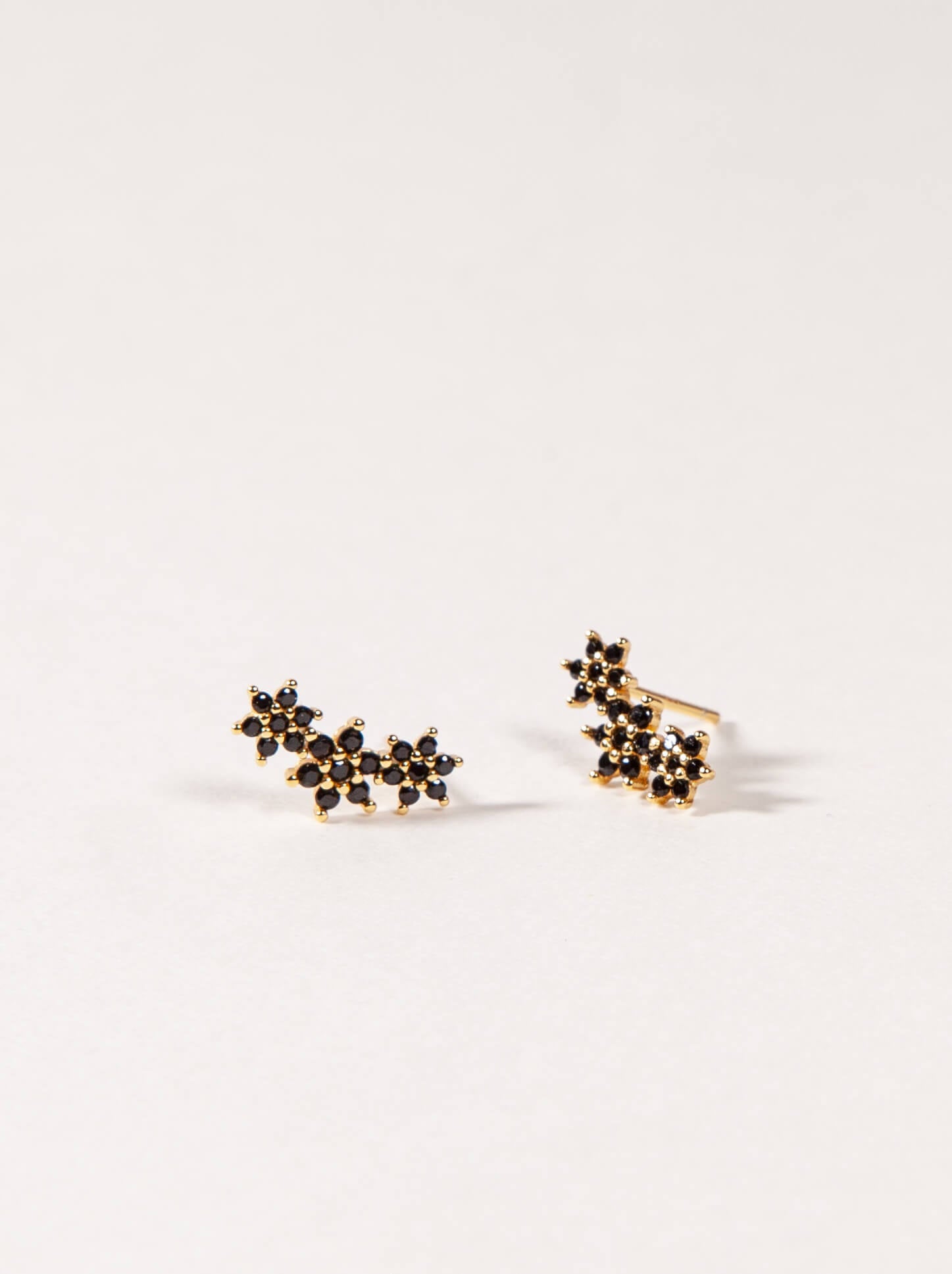 Three Flowers Studs