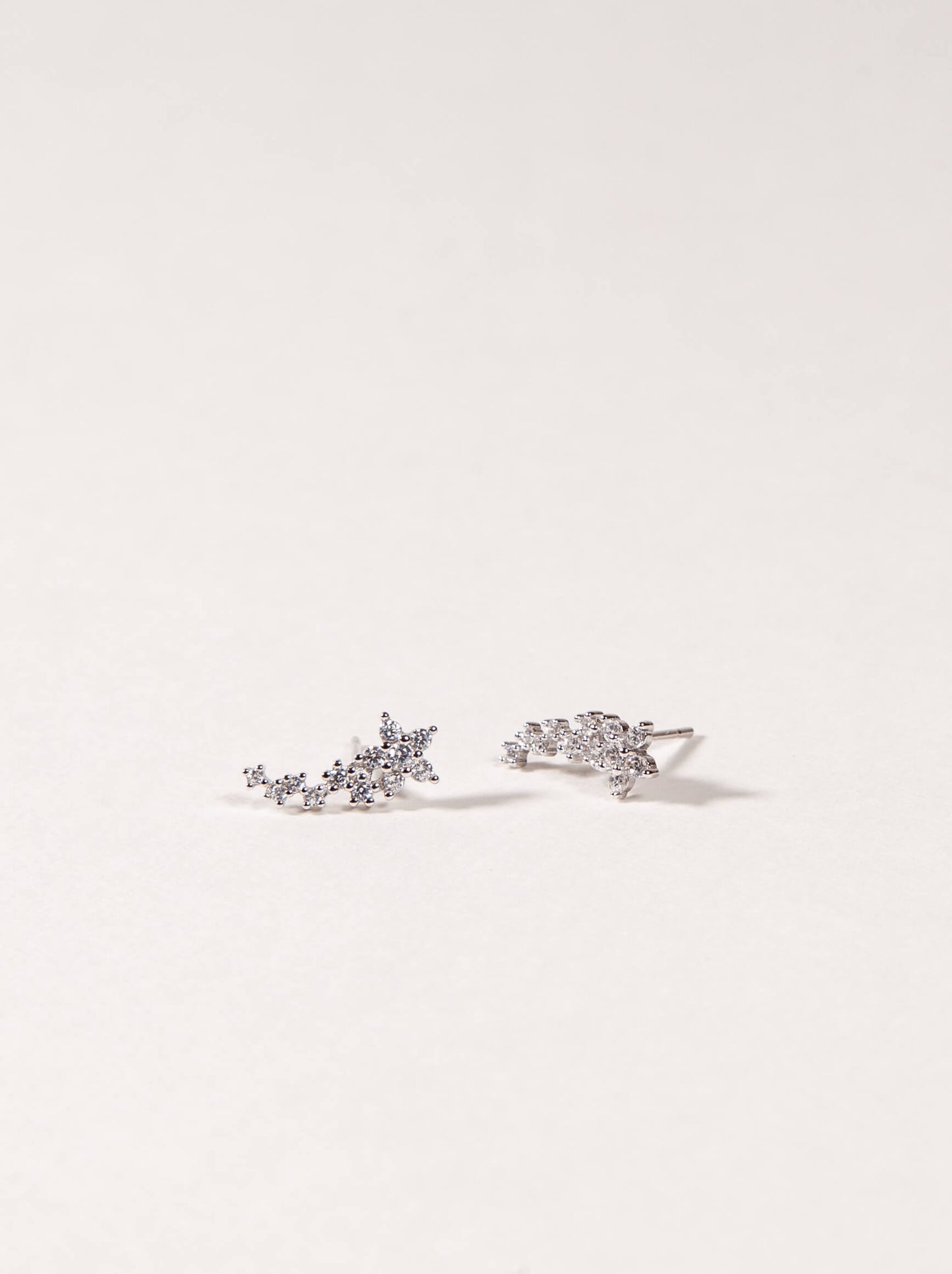 Flowers Studs Ear Climber