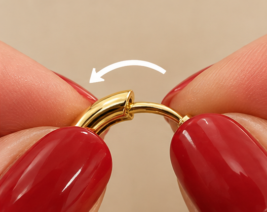 ADJUST WITH CARE

If the post is only slightly misaligned and the metal is undamaged, a very gentle adjustment may help. Never force or repeatedly bend the post. When in doubt, consult a jeweler.