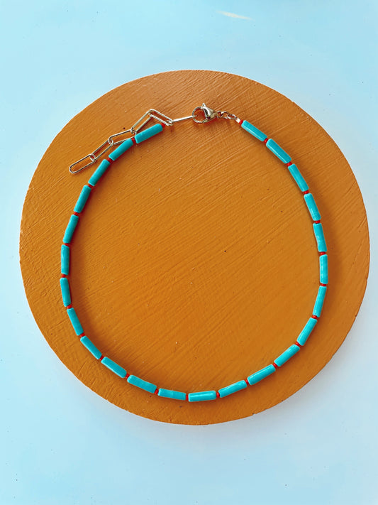 Hello Italy Turquoise Necklace