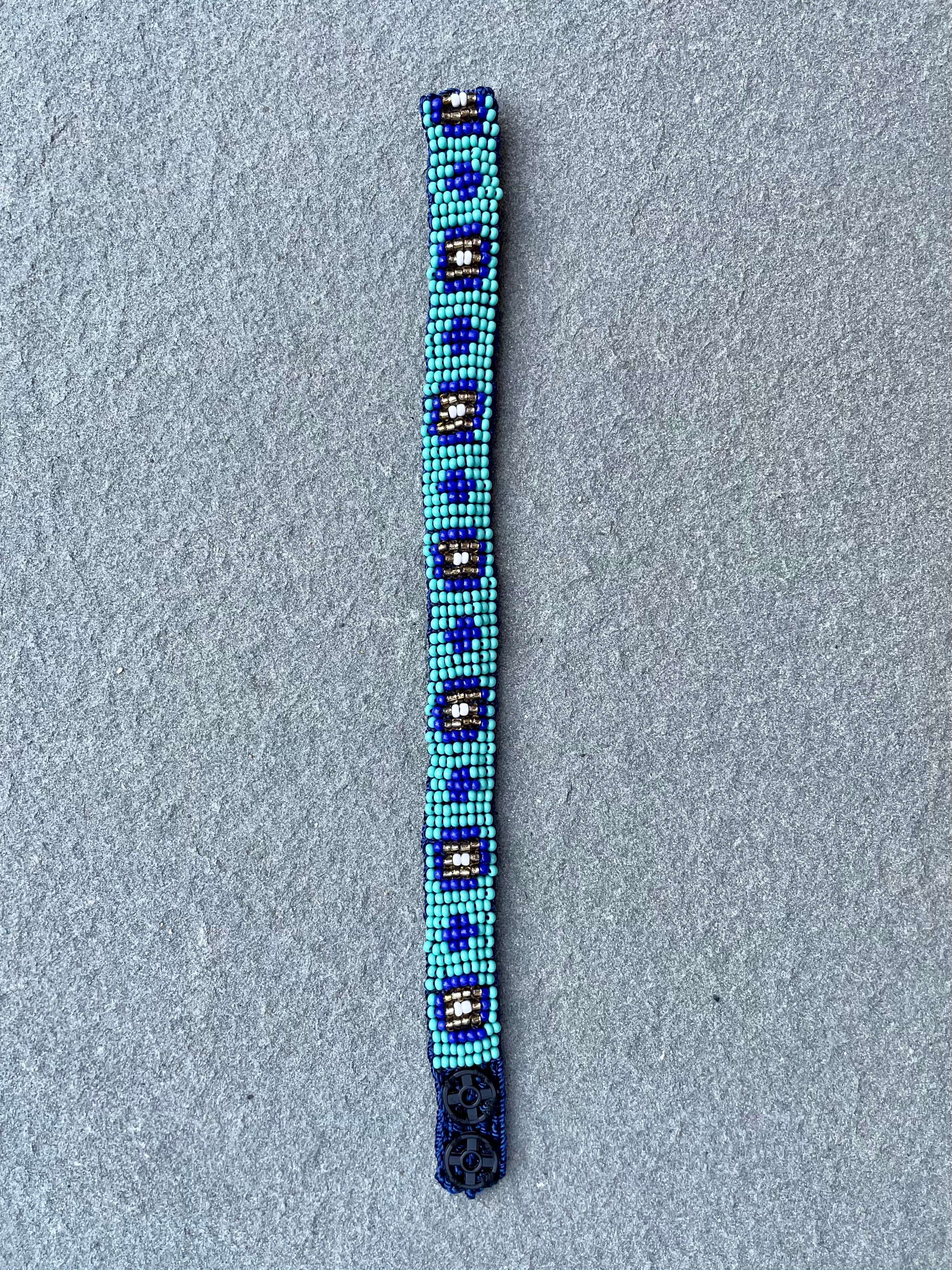 Embroidery Evil Eye Bracelet Handmade