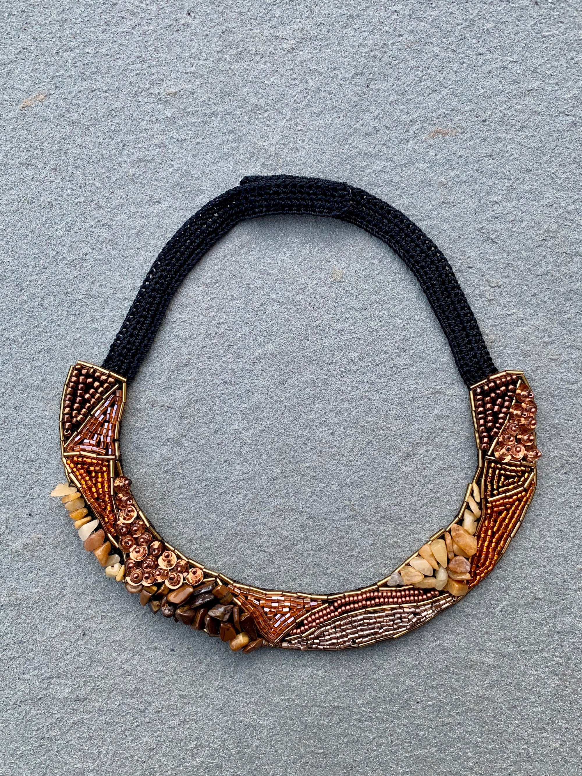 Bead Embroidery Bahar Necklace by Seyyah