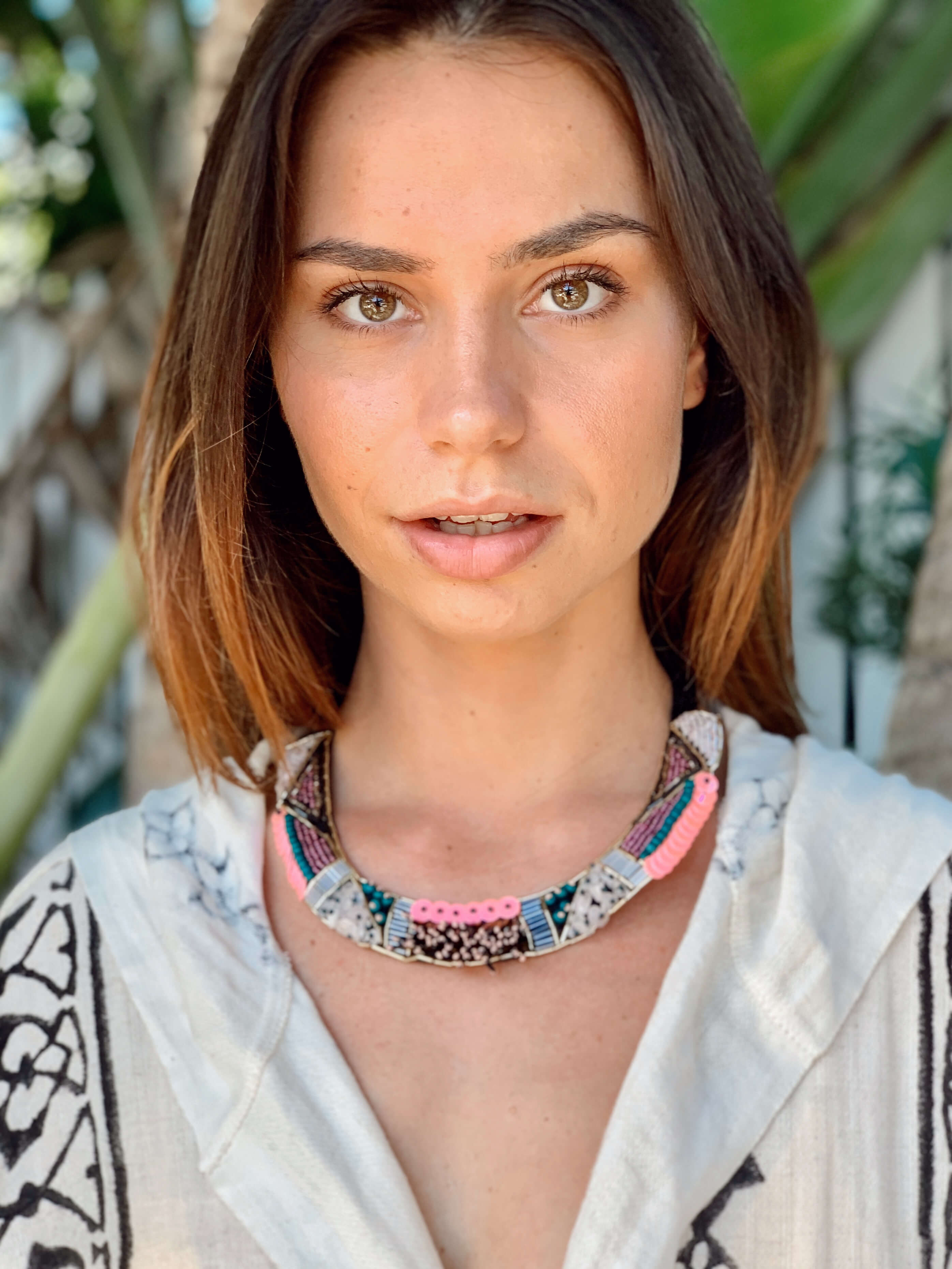 Bead Embroidery Handmade Safiye Necklace by Seyyah